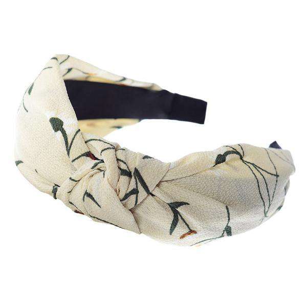 Serre-tête/Bandeau à Fleurs Jaune | Nouveauté, Neuf, Accessoire Pratique Pour Cheveux