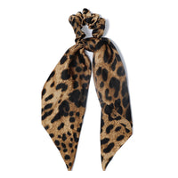 Chouchou foulard léopard