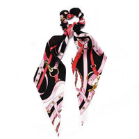 Chouchou foulard long pour coiffure