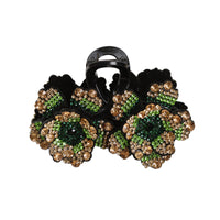 Pince cheveux fleurs femme luxe