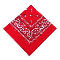 Bandana rouge cheveux femme