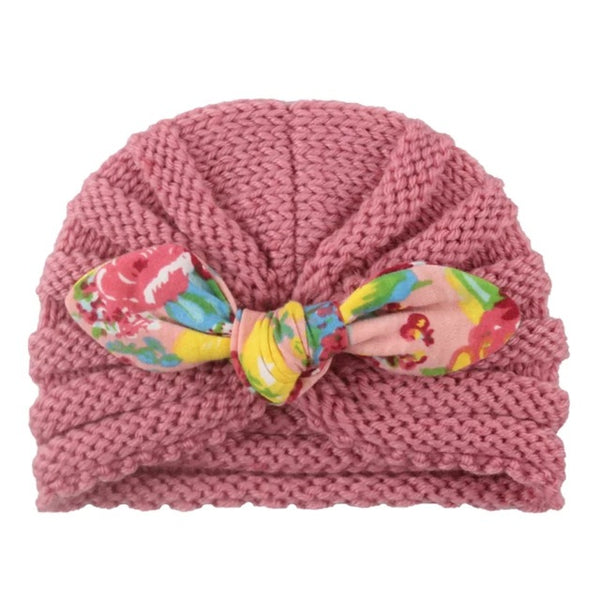 Bonnet turban bébé crochet