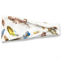 Bandana bandeau cheveux à fleur