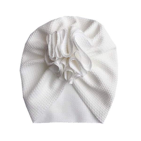 Turban bébé chic à fleur