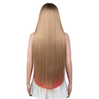 Perruque cheveux long blond