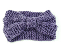 BANDEAU CHEVEUX HIVER BLEUET