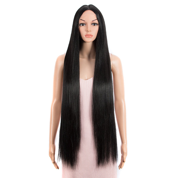 Perruque femme long cheveux lisse