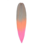Mèche de cheveux multicolore