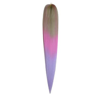 Mèche de cheveux colorées pour fille