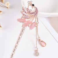 Epingle a cheveux rose