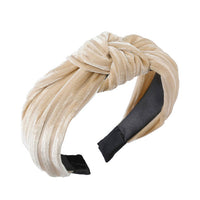 Serre-tête nœud en velours raffiné